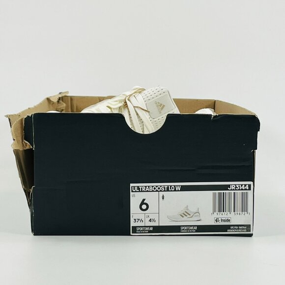 Adidas Women's Ultraboost 1.0 'White Metallic' JR3144 Multi Size - Picture 8 of 9